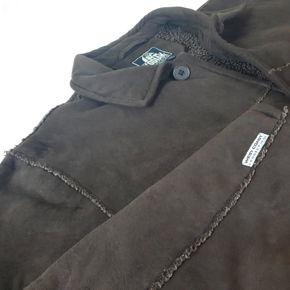 Kodiak Dark Brown Faux Shearling Coat - Picture 3 of 15